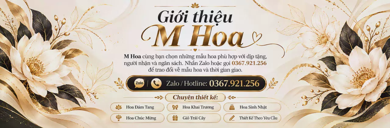 Ảnh bìa Shop hoa tươi Xã Khánh Cường Quảng Ngãi - Từ lời nhắn đến món hoa vừa ý